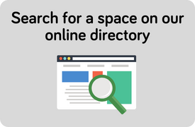 search for a space on our online directory