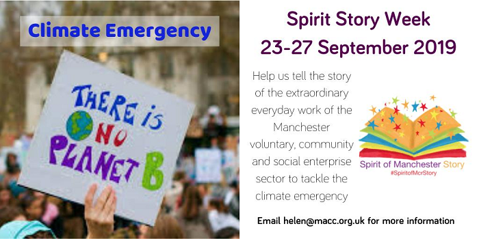 Spirit of Manchester Story Week 2019 - Climate emergency
