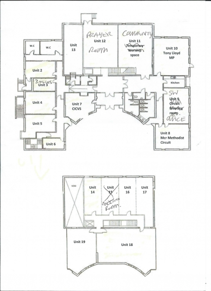 Wesley Centre layout