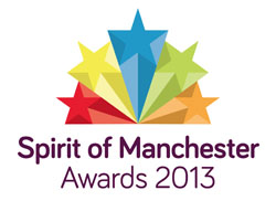 Spirit of Manchester Awards 2013 logo