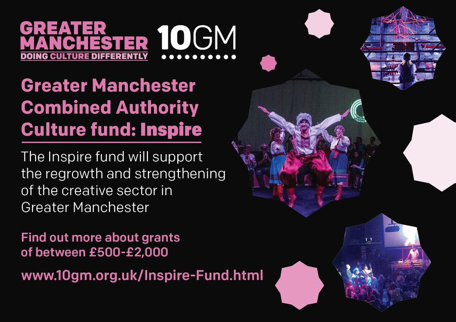 greater mansheter doing culture differently Greater Manchester Combined Authority culture fund: inspire The inspire fund will support the regrowth and strengthening of the creative sector in Greater Manchester