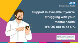 support is available if you're struggling with your mental health. it's ok not to be ok.