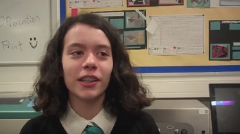 Student of Chorlton High School film club - click on image to view film