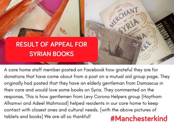 Syrian book donation