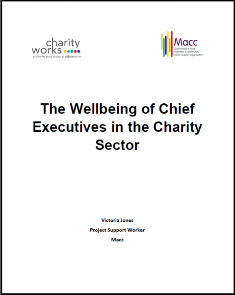 The wellbeing of chief execs in the charity sector report